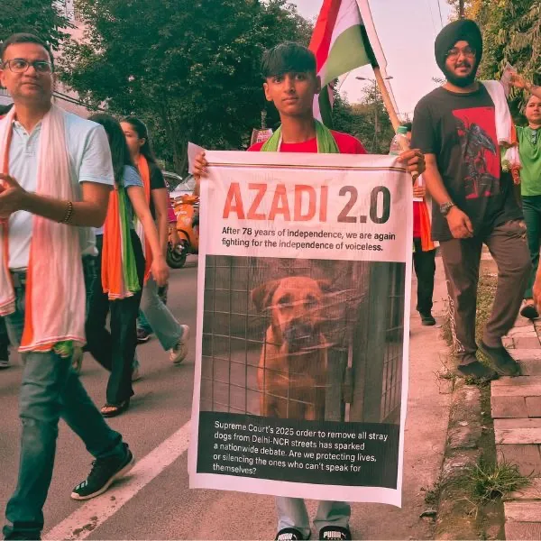 Dog lovers protest