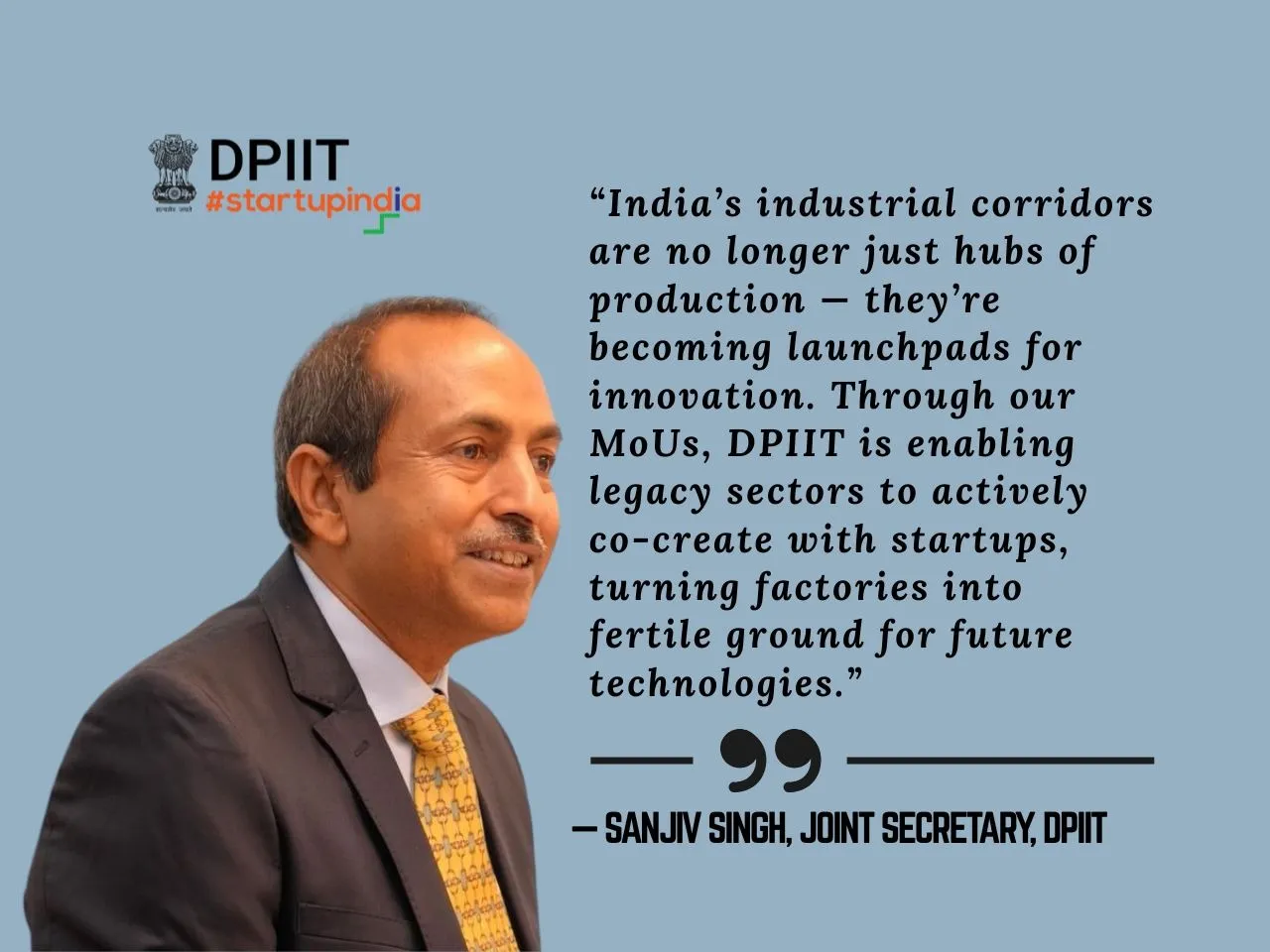Sanjiv Singh Join Secretary DPIIT