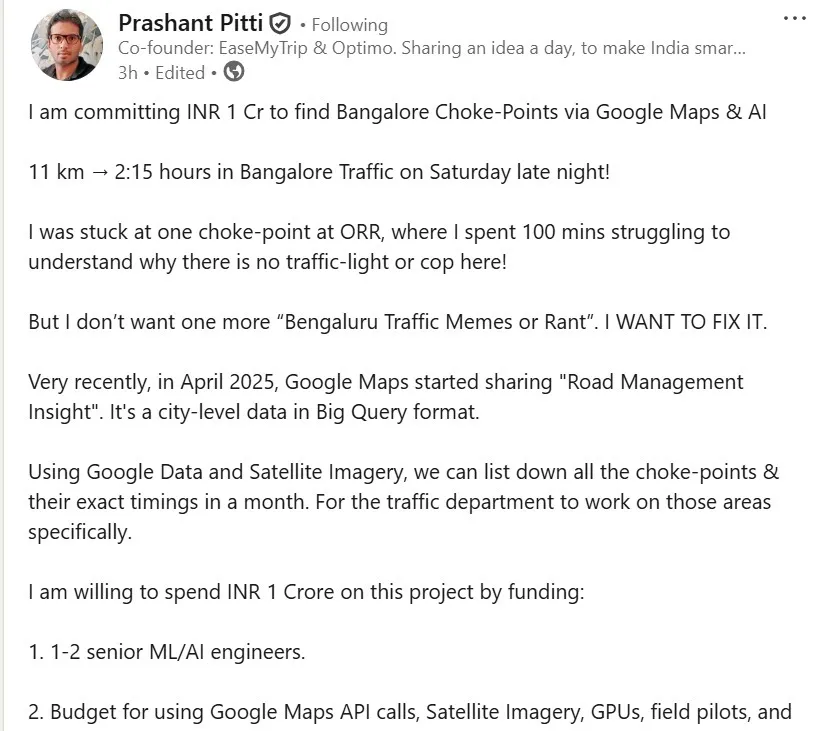 Prashant Pitti Linkedin