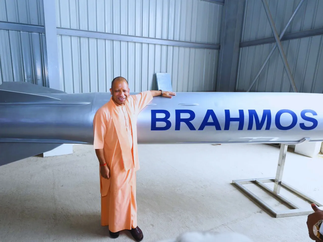 Yogi at BrahMos missile factory