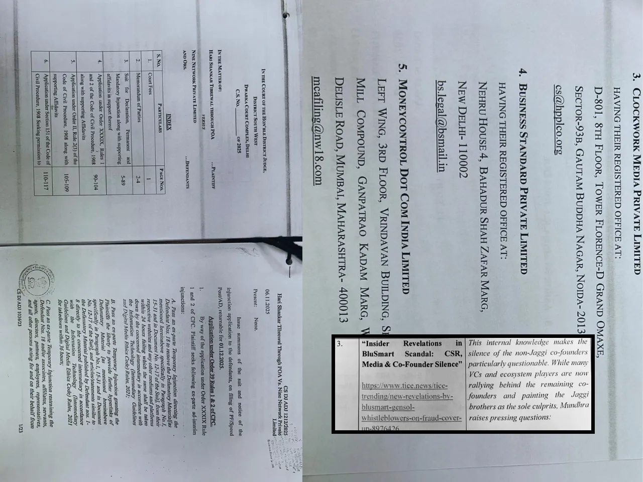 Tibrewala Case Notice