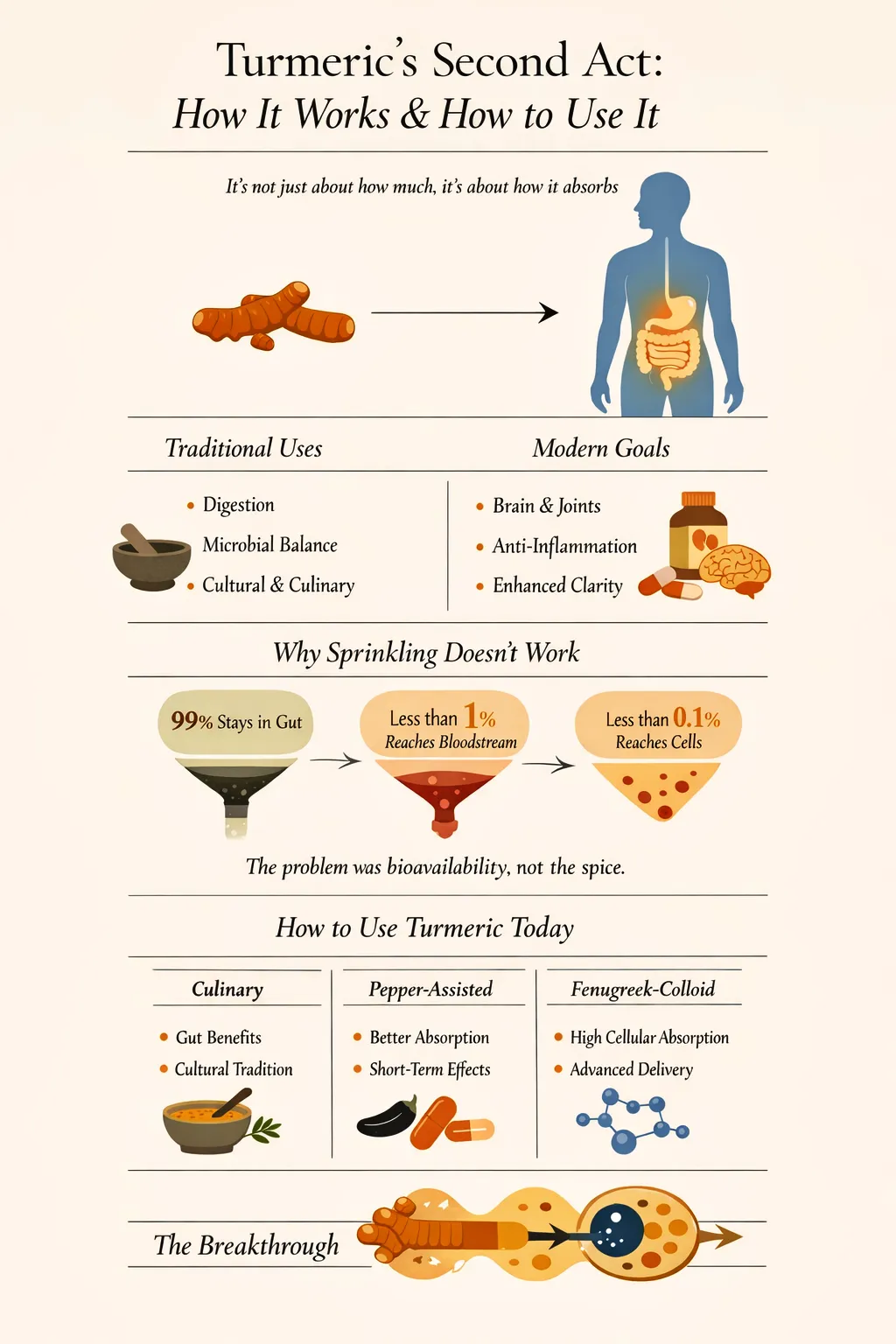 Turmeric’s Second Act: How it Works and How to Use it