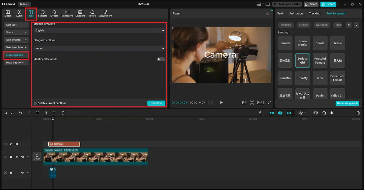 Auto-Generate Subtitles