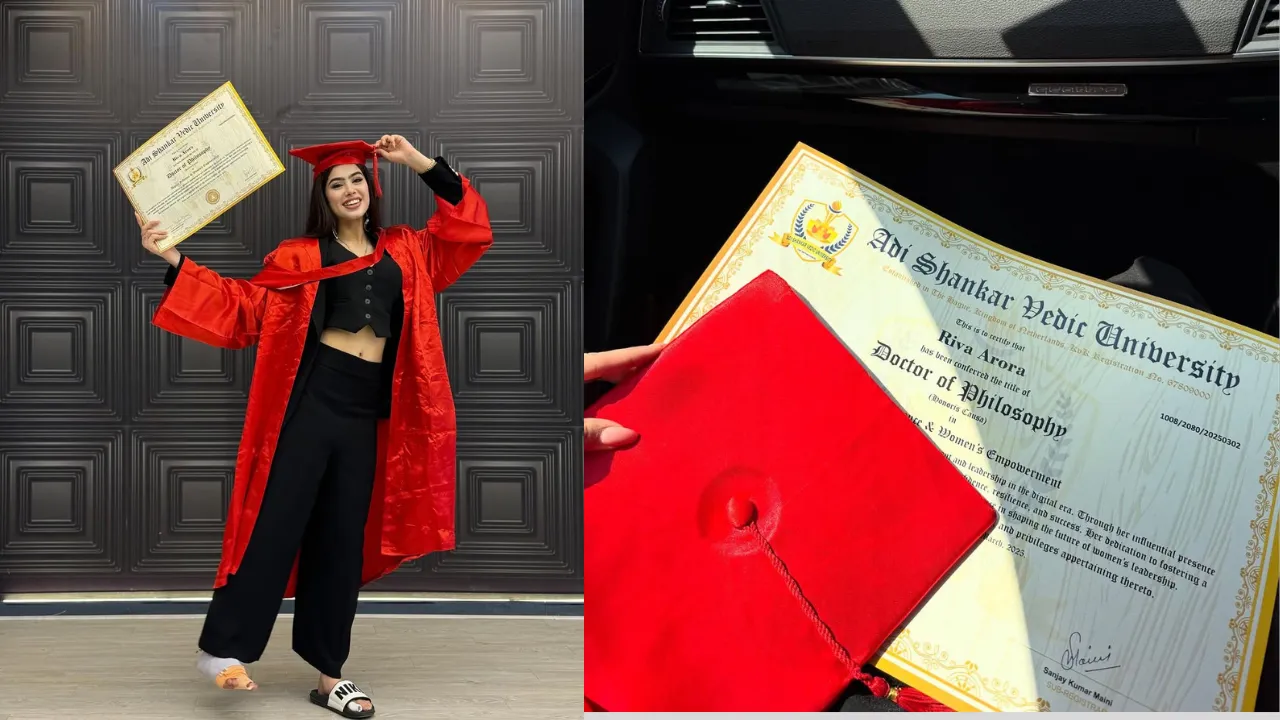 Riva Arora PhD degree