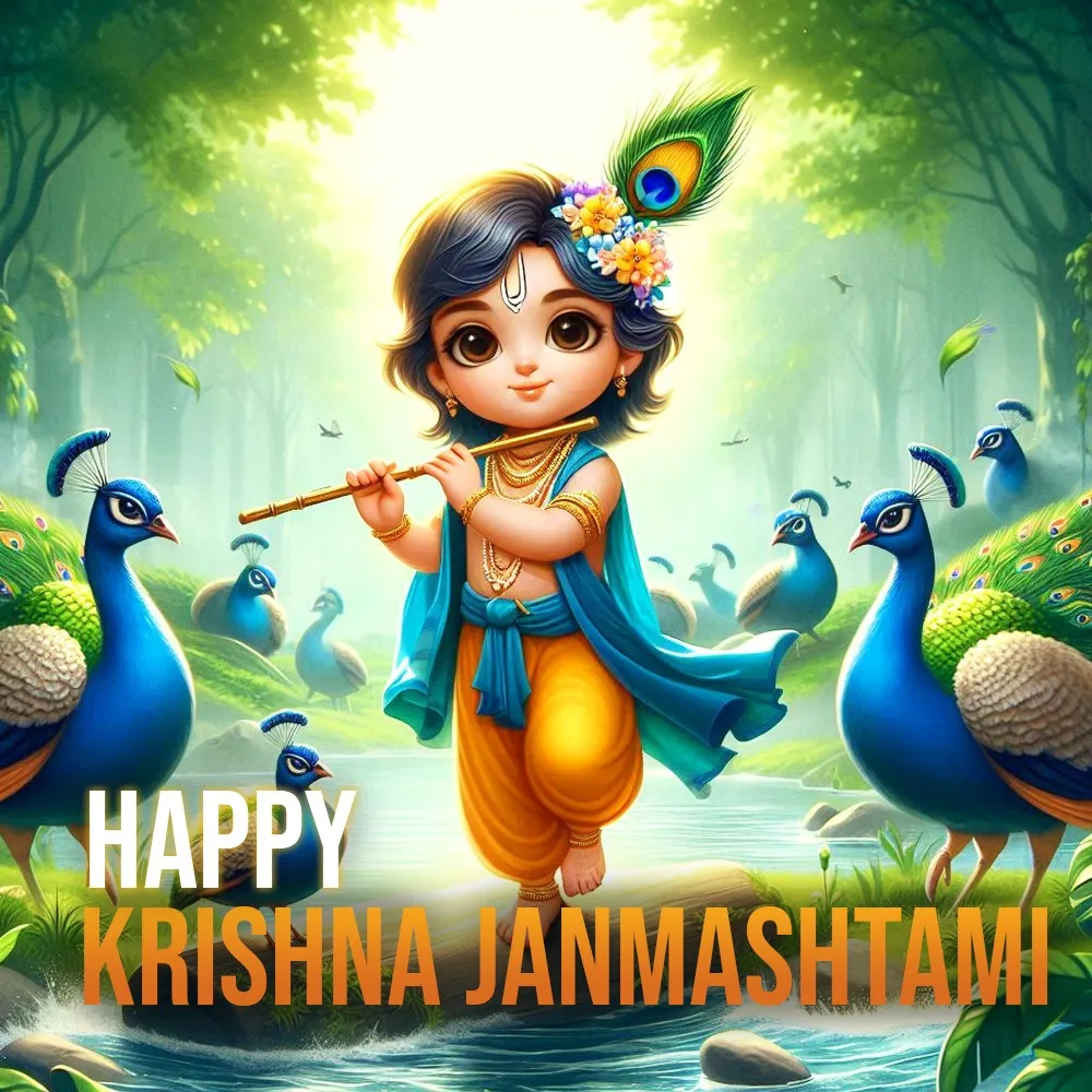 Celebrate the birth of Lord Krishna