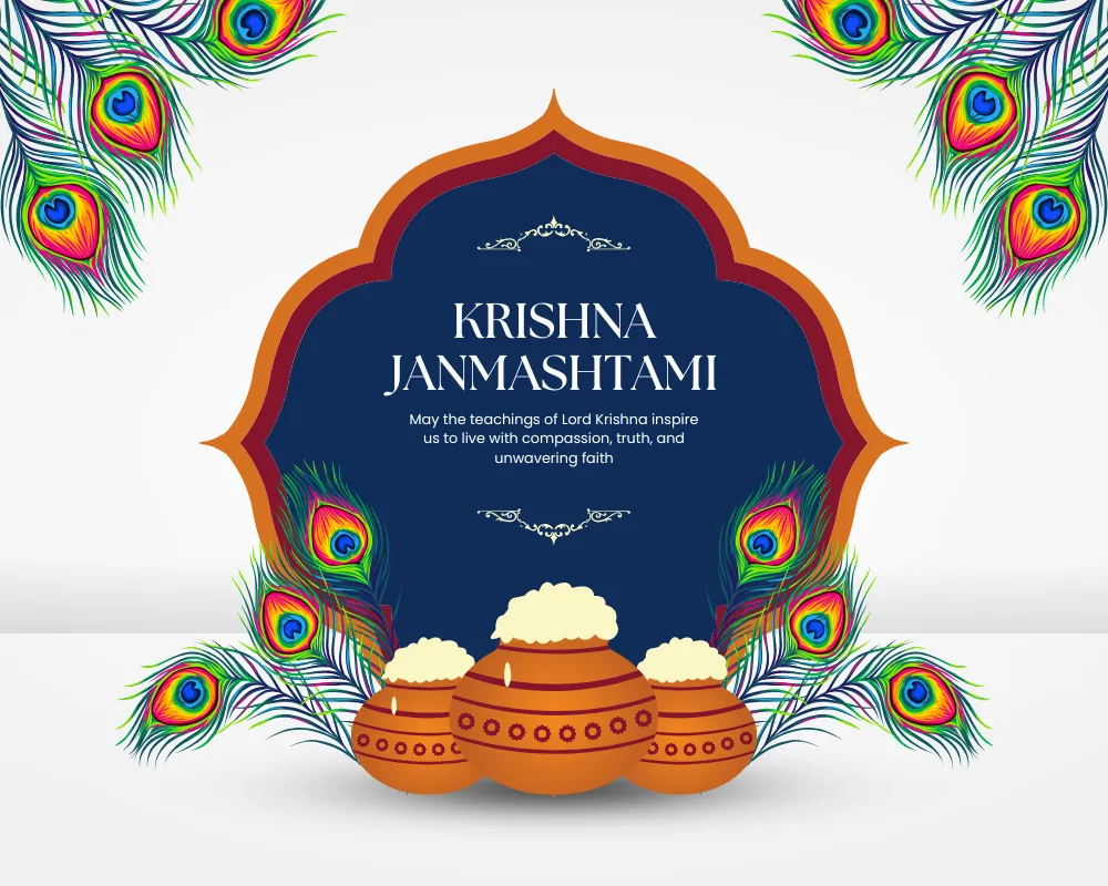 This Janmashtami, let&rsquo;s celebrate the birth of love, wisdom, and compassion &ndash; the eternal message of Shri Krishna.