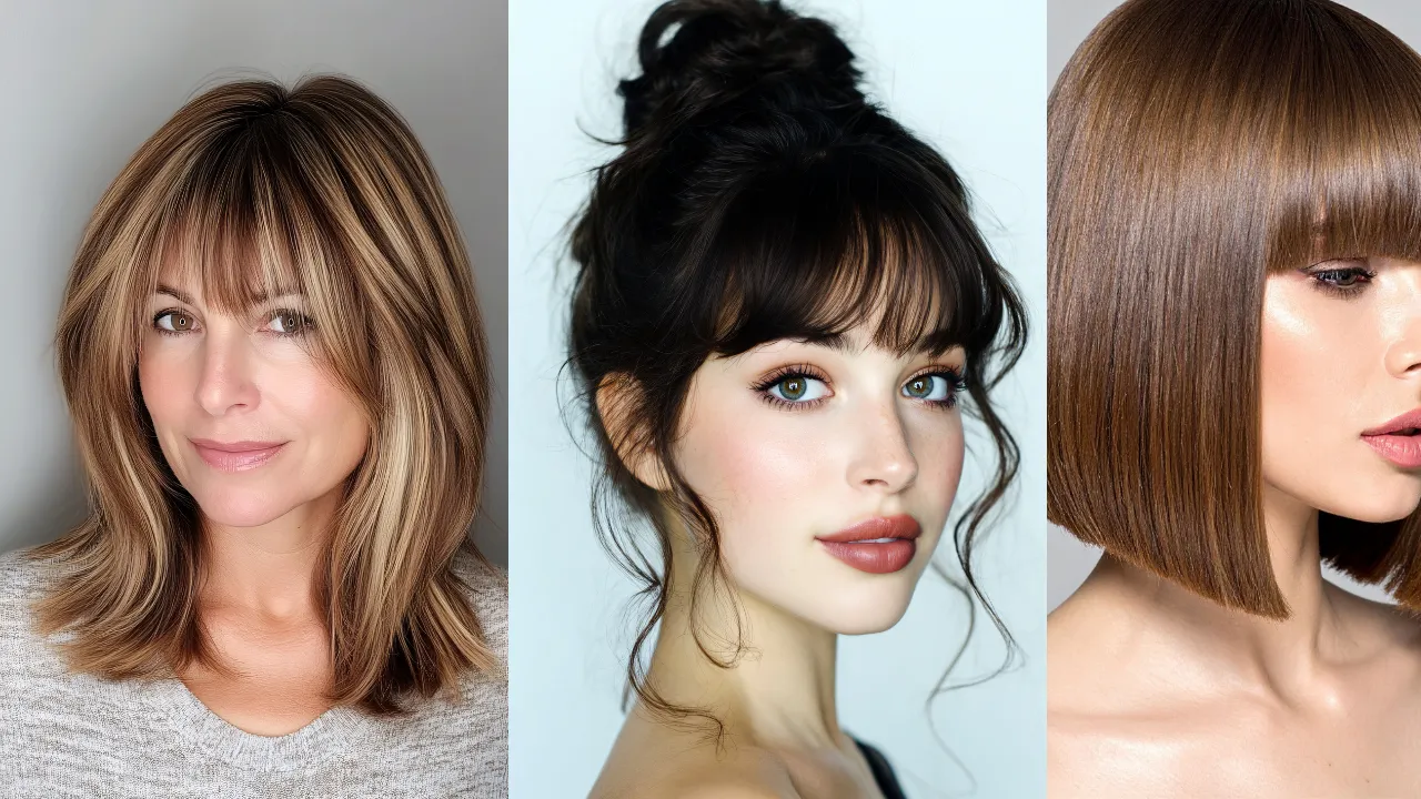 Baby Bangs Hair style