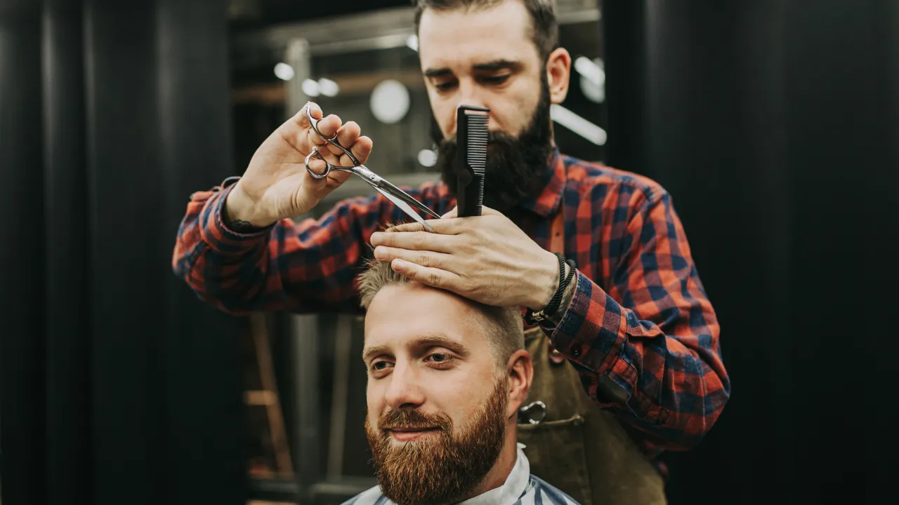 Crew cut hair style for man