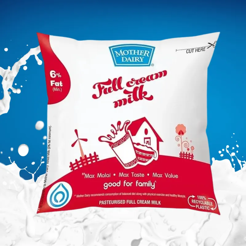Mother dairy milk brand in india