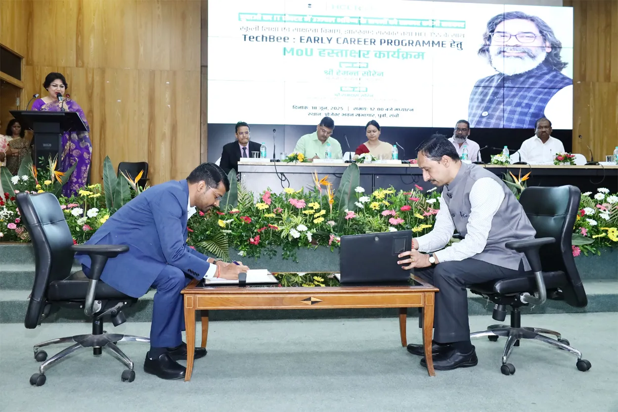 झारखंड में HCL Tech संग 'टेक बी' से युवा संवरेगा करियर, जानिए — क्या बोले सीएम हेमंत सोरेन | यंग भारत न्यूज
