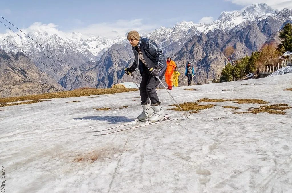 Auli is a skiing destination