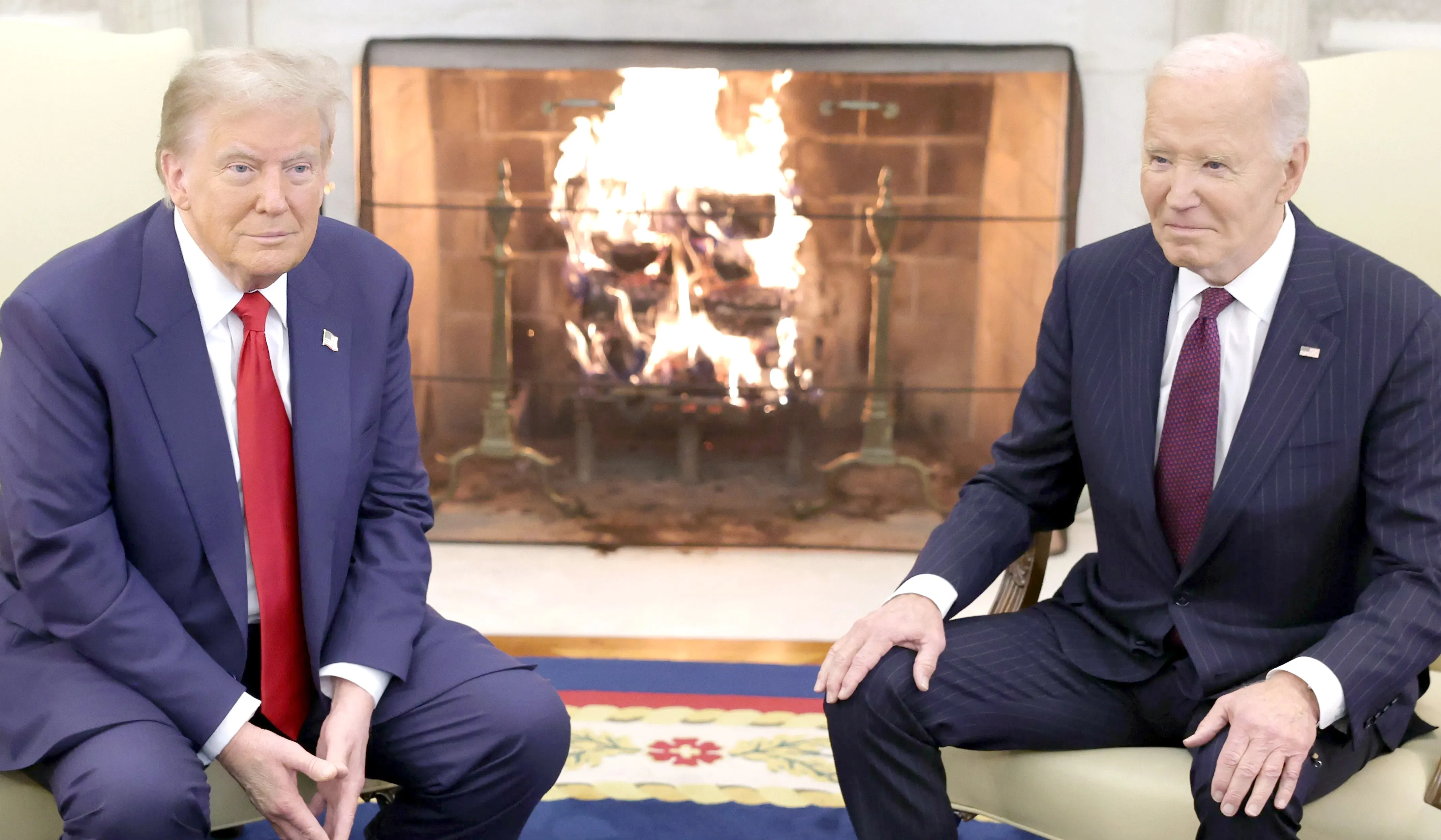 Donald Trump and Joe Biden (file photo)
