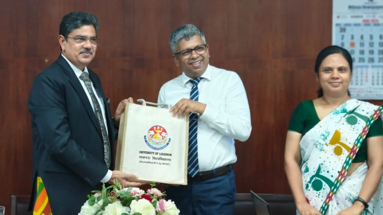 Lucknow University delegation visits Sri Lanka