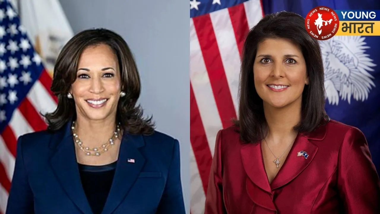 Kamala Harris and Nikki Haley