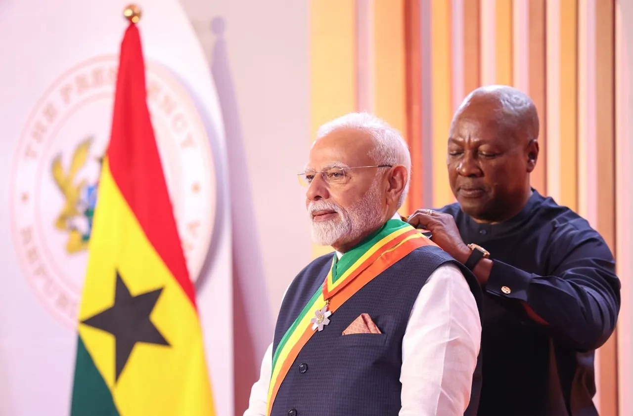 Ghana का सबसे बड़ा सम्मान PM मोदी को क्यों मिला? पीछे छिपी है एक ऐतिहासिक वजह! | यंग भारत न्यूज