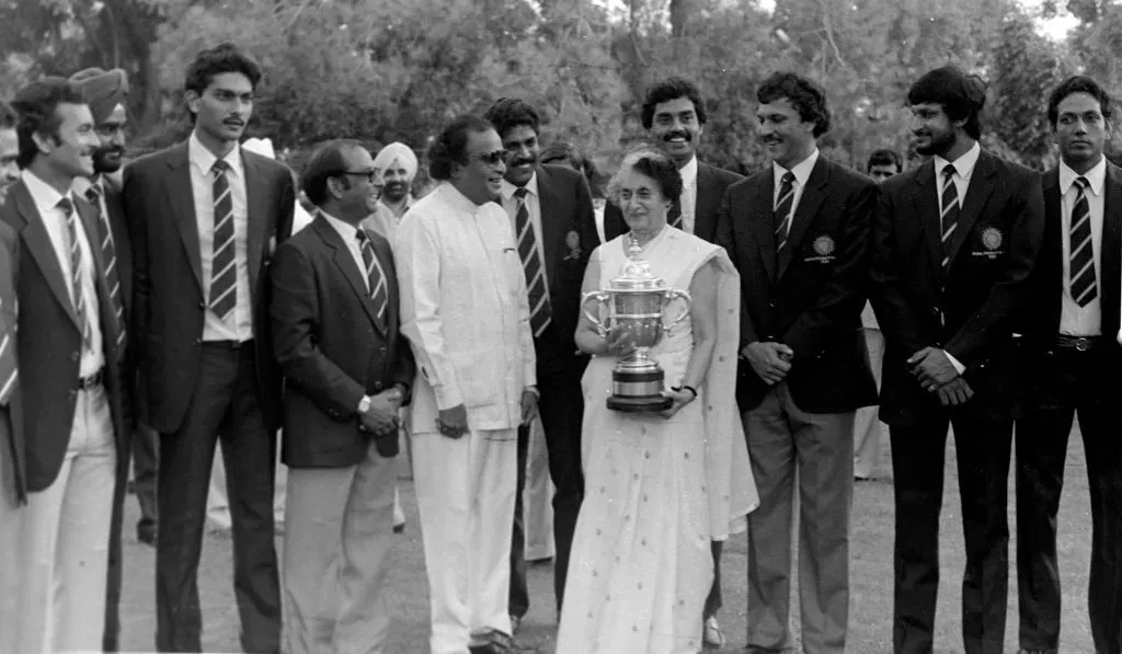 83 world cup india indira gandhi