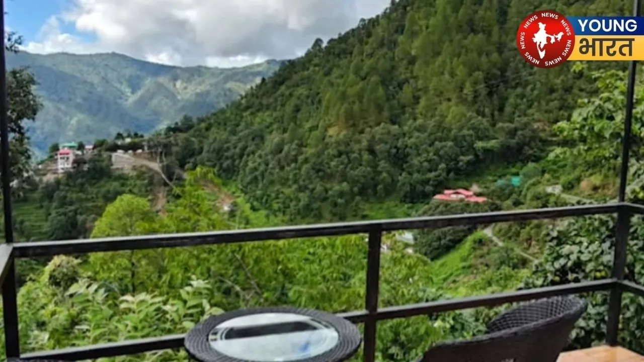 View of the valley from the balcony of the dome