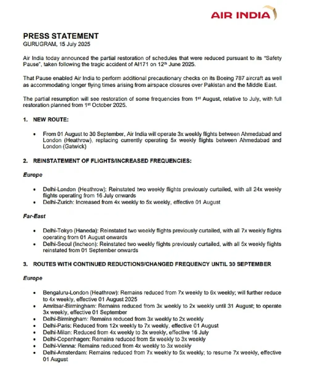 AirIndia latter