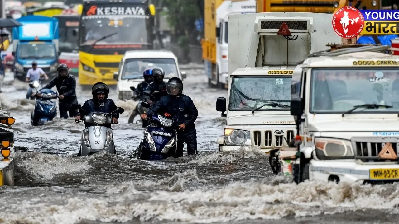 Heavy rain in Mumbai