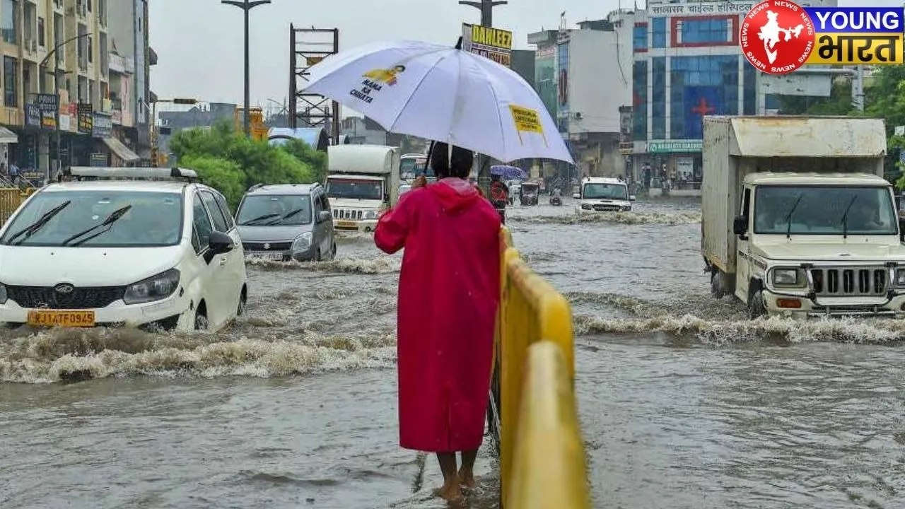 Heavy Rain in Ajmer