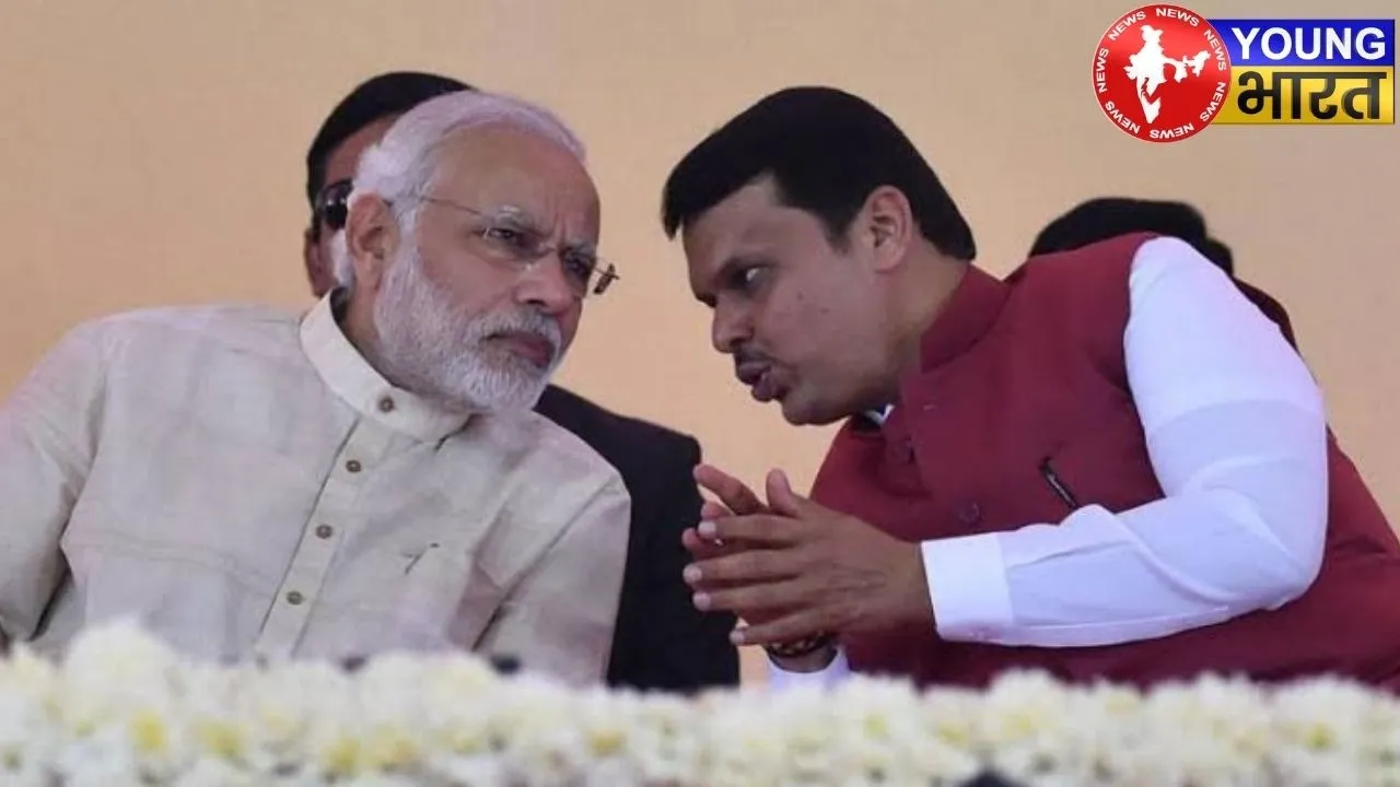 Devendra Fadnavis with PM Modi