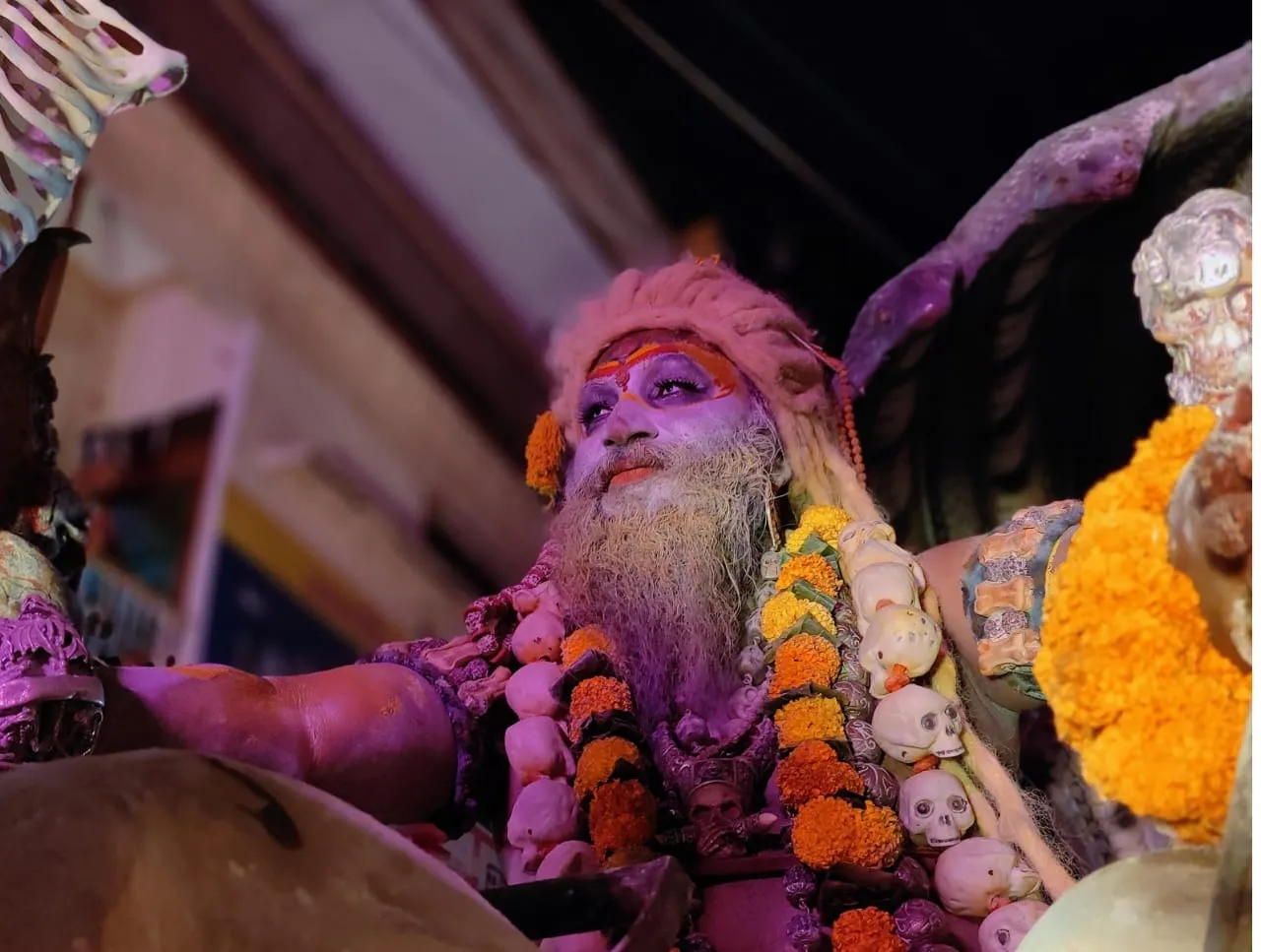 शिव बरात में शामिल झांकी