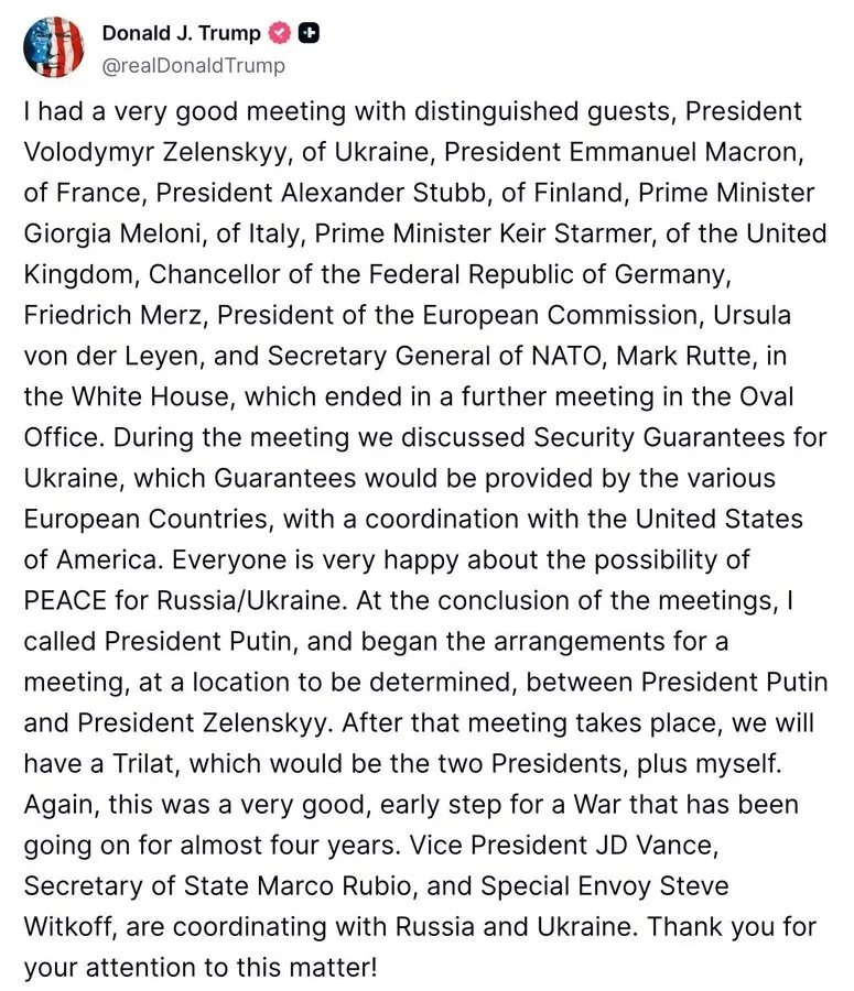 Trump latter
