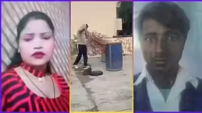 हंसराम कश्यप व उसकी कातिल पत्नी लक्ष्मी तथा वह ड्रम जिसमें हंसराम के शव को छिपाया गया