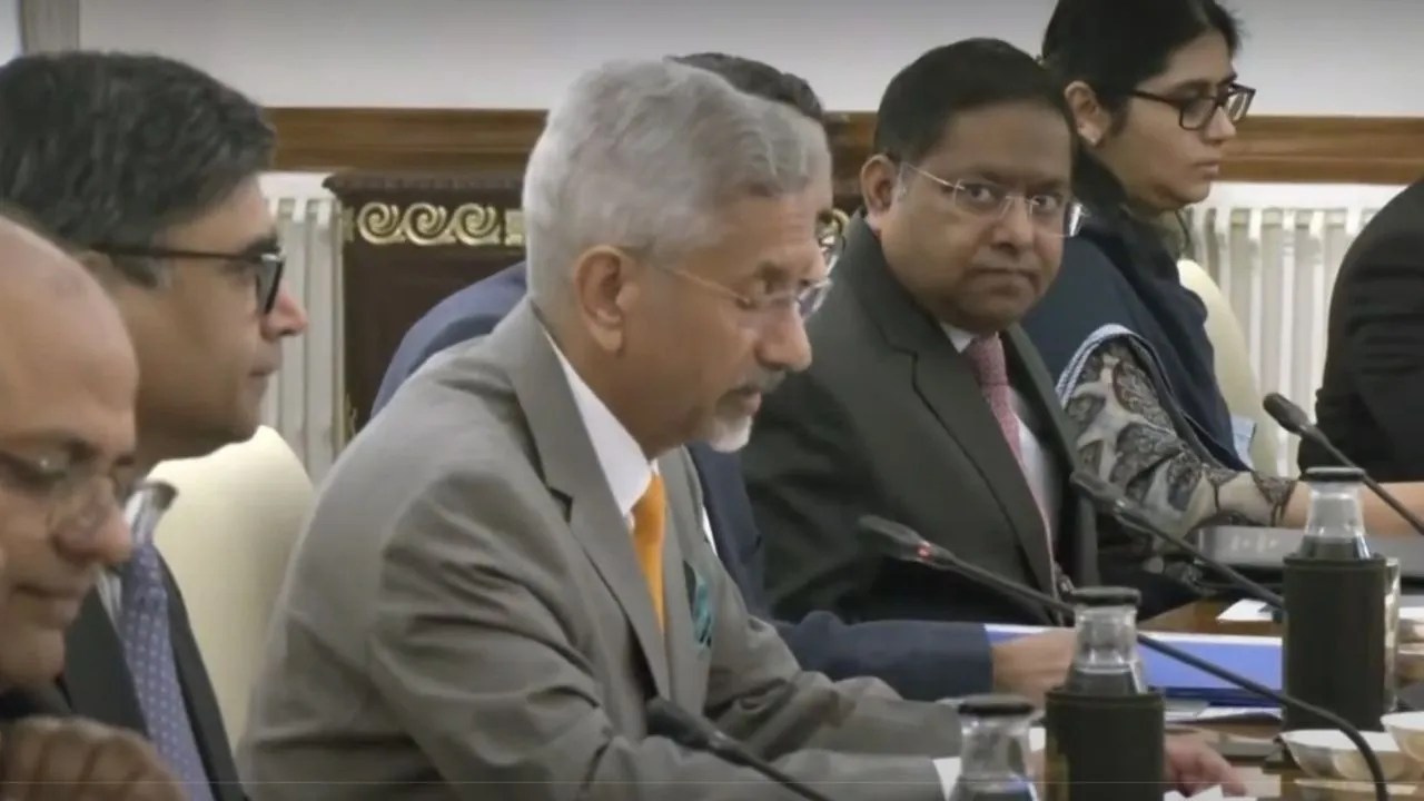 S jaishankar in Hyderabad House