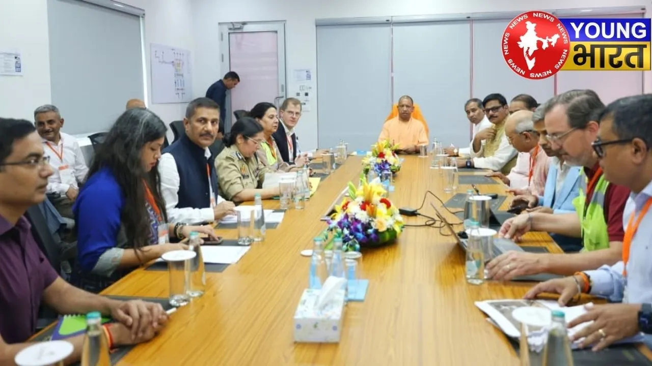 CM Yogi at Noida International Airport