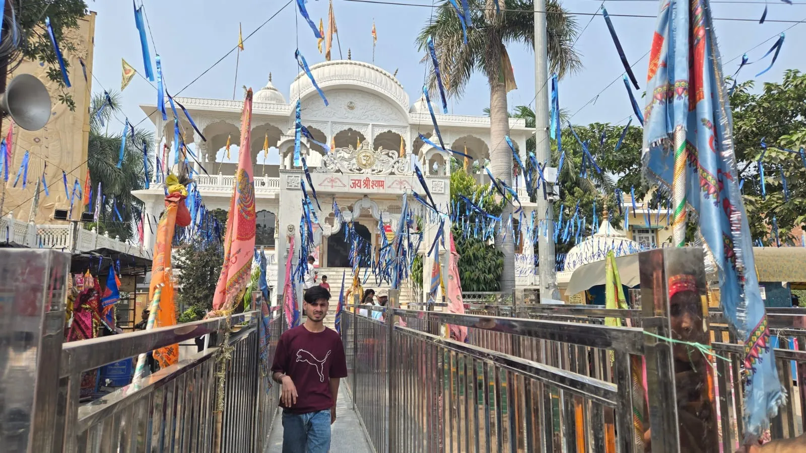 शाहजहांपुर की साउथ सिटी कालोनी बरेली मोड में बना भव्य खाटू श्याम बाबा का मंदिर