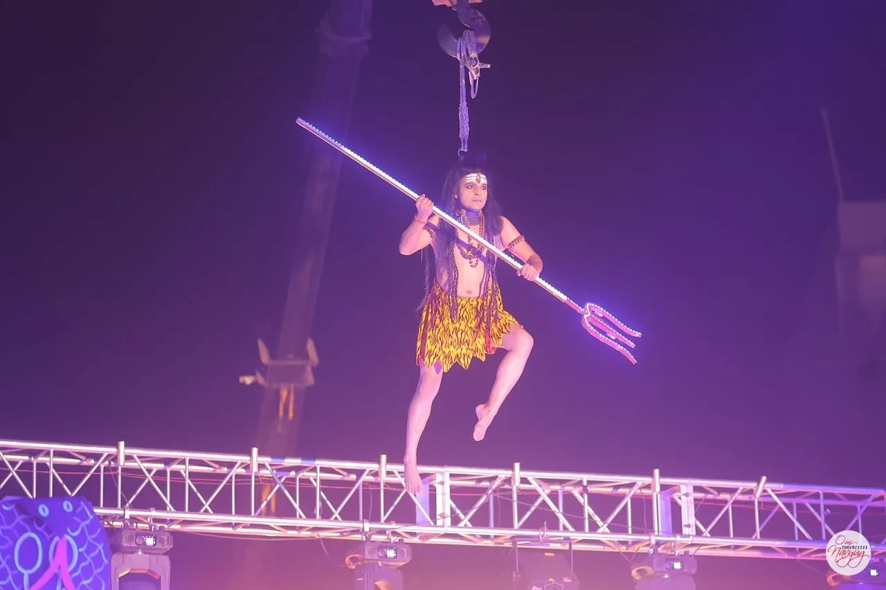 जीडी गोयंका पब्लिक स्कूल में सनातन संस्कृति की झांकी का दृश्य