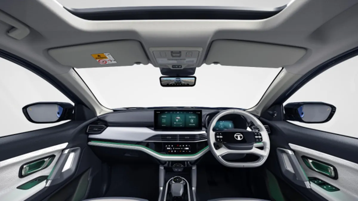 Tata Harrier EV dashboard