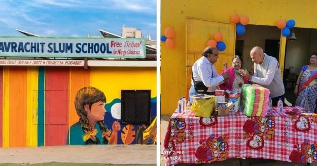 Free slum school in Ahmedabad