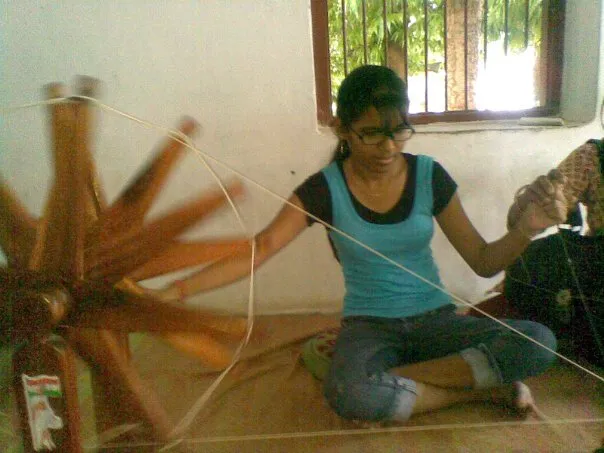 Kalgi at Gandhi Ashram