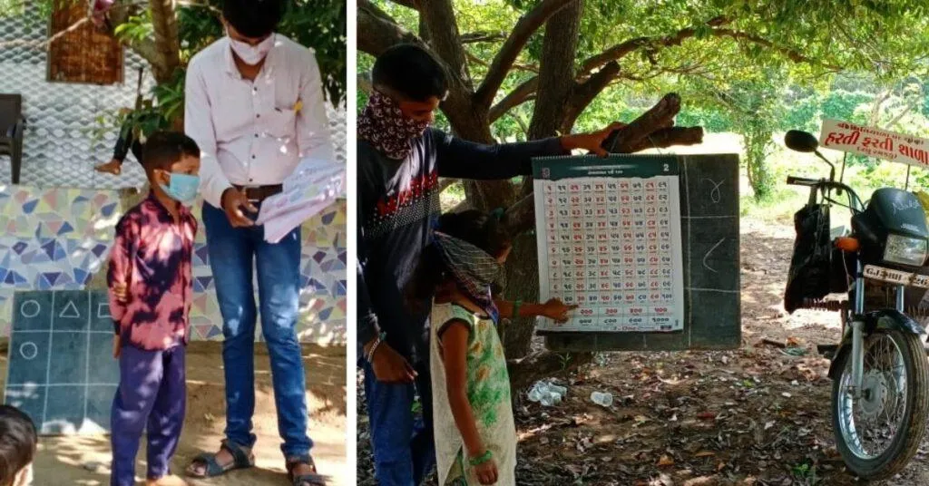Raghavbhai runs harati farati shala