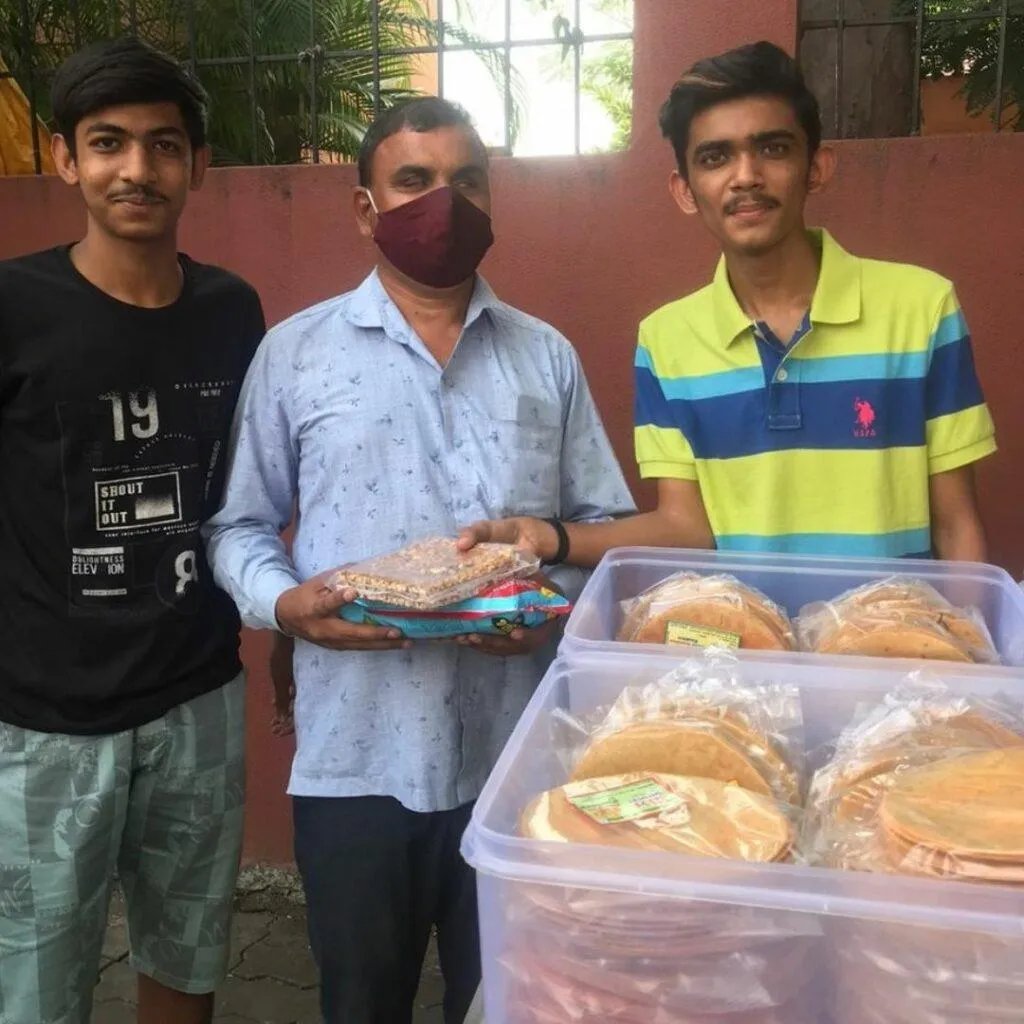 Sandipbhai with Customers