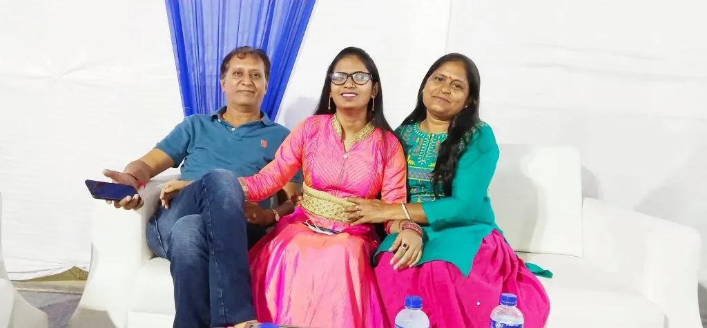 Kalgi with Parents