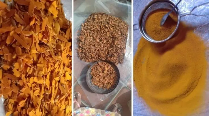 Homemade turmeric
