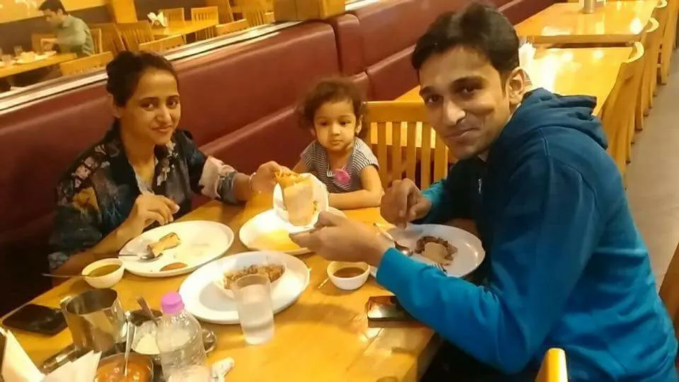 Pratik Gandhi with Family