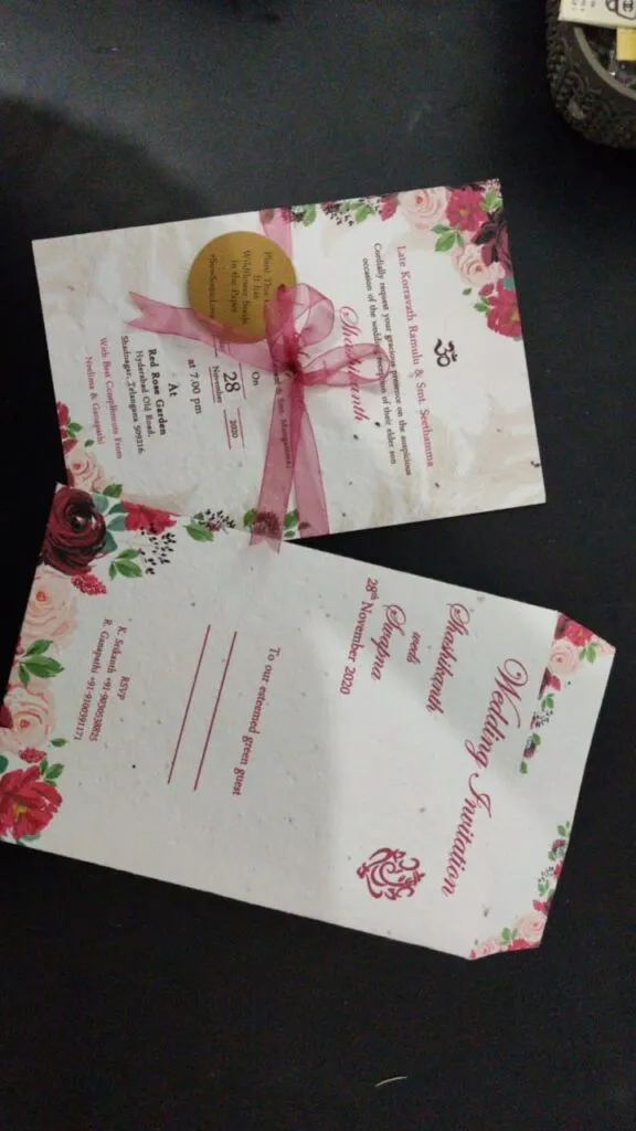 Marriage card