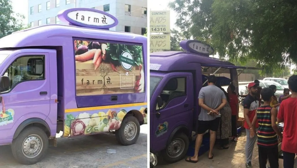 Online organic vegetable store
