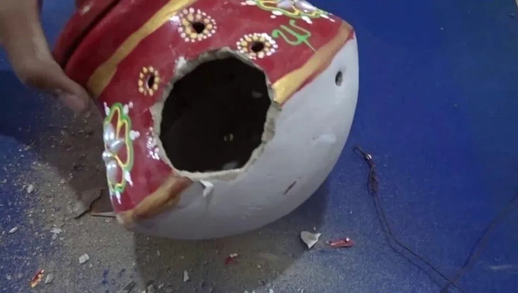How To Make Sparrow Nest From Garabi In Navatri