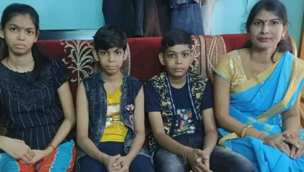 Amar Prajapati With Family