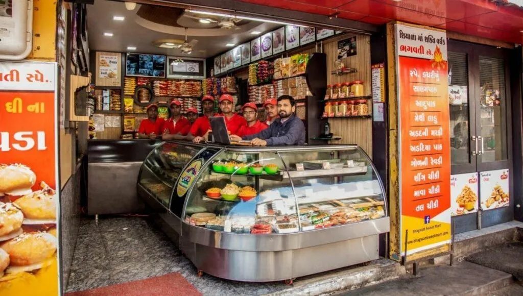Sanjaybhai at bhagawati sweet mart