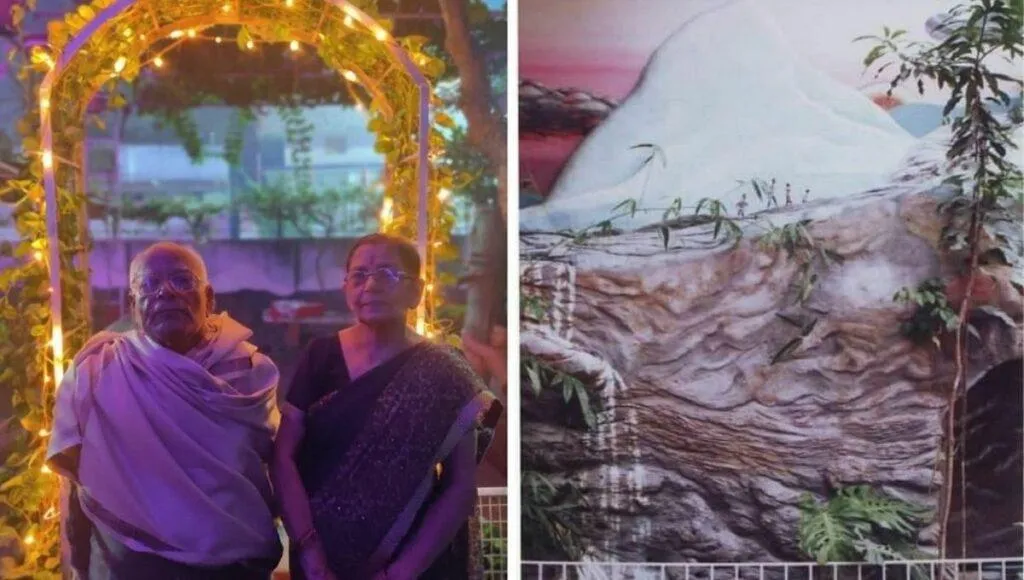 krupa sharan and his wife