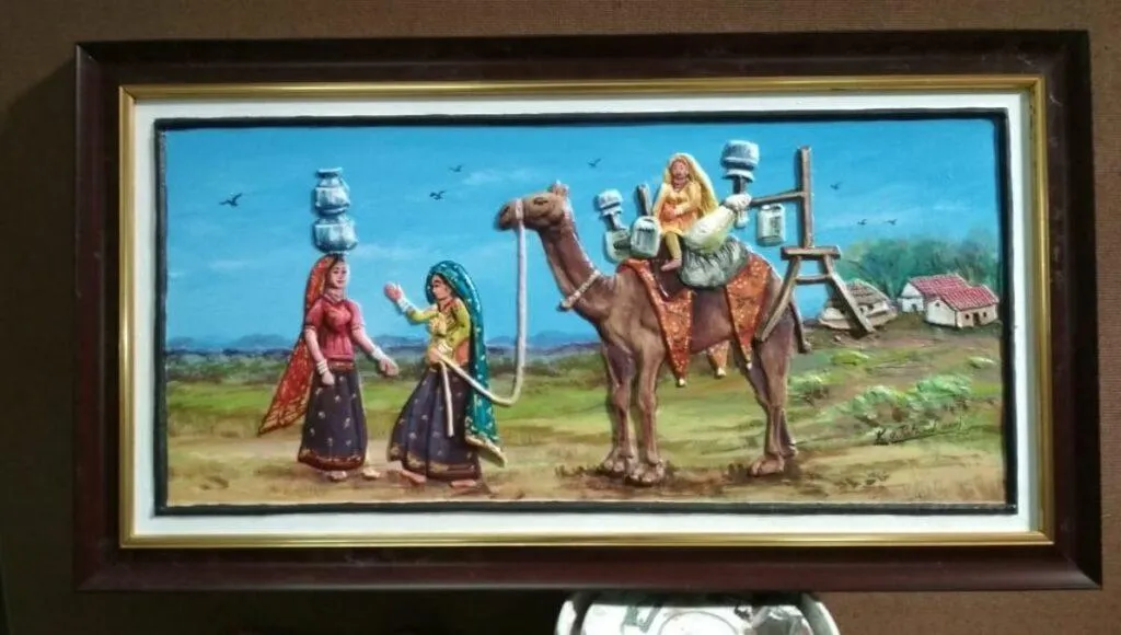 mud work painting