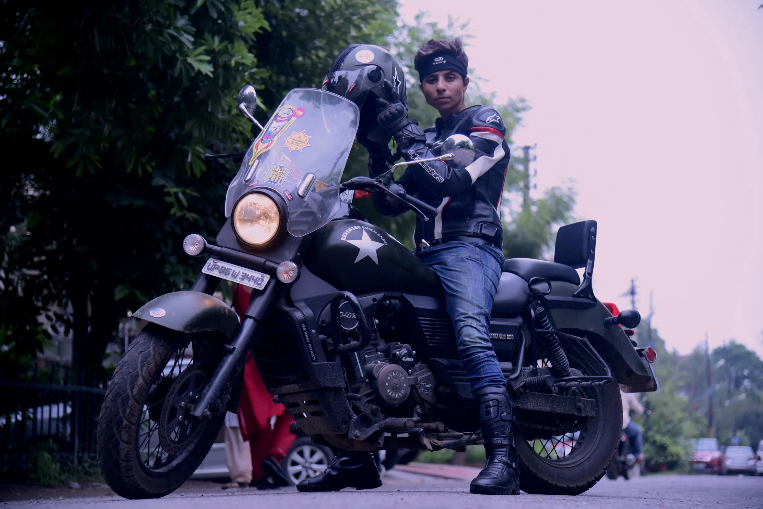 UP Lesbian Biker Girl 