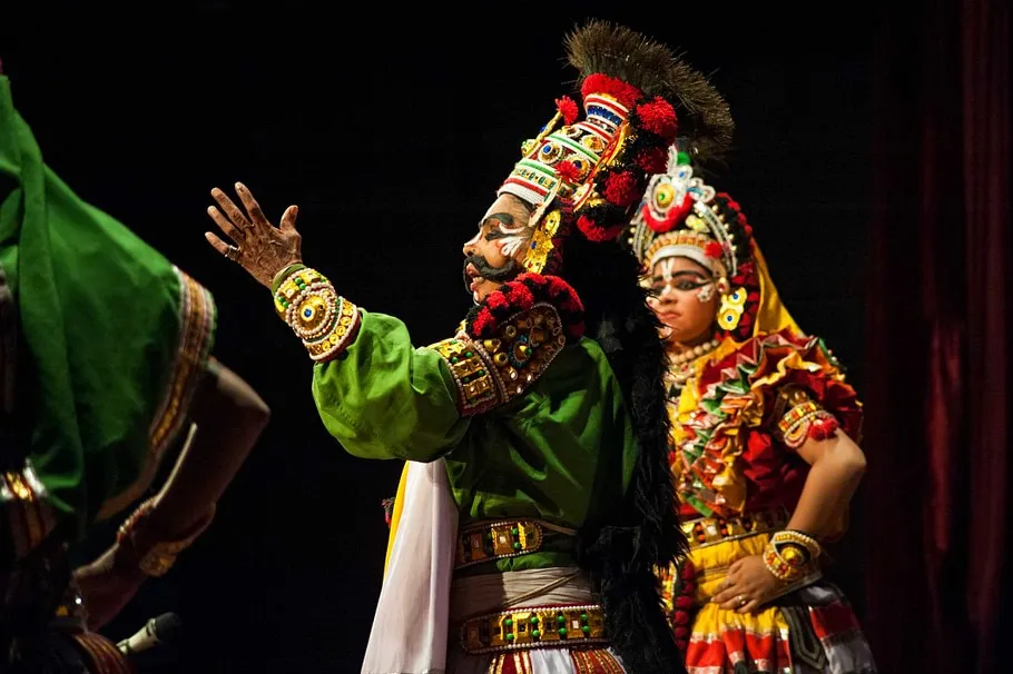 Karnataka Woman Yakshagana Performer 