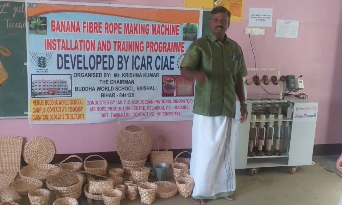 one of the top 10 Innovators P M Murugesan from Tamilnadu